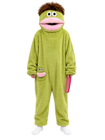 SnugBeast Monster Onesie in Green