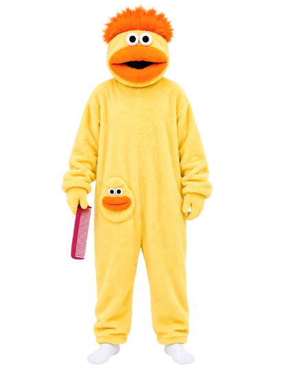 SnugBeast Monster Onesie in Yellow
